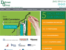 Tablet Screenshot of deforestgroupinc.com
